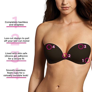 Maidenform Bra: Invisible Adhesive Backless Strapless Bra M2289