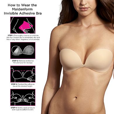 Maidenform Bra: Invisible Adhesive Backless Strapless Bra M2289