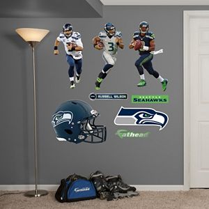 Seattle Seahawks Russell Wilson Hero Pack Wall Decals by Fathead