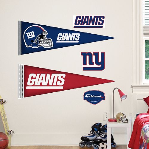New York Giants Pennant Wall Decals by Fathead Jr.