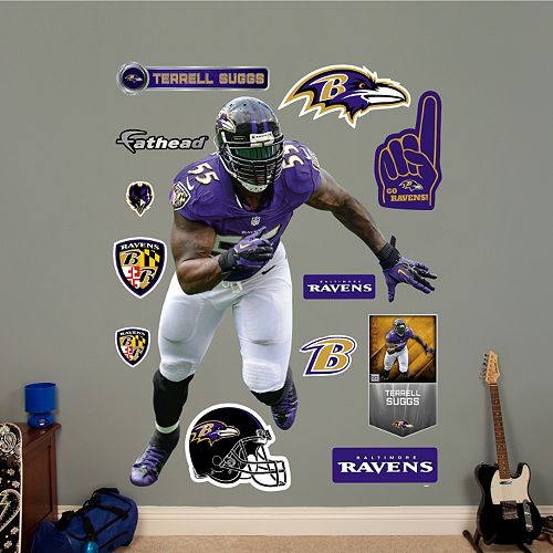 Baltimore Ravens Terrell Suggs Wall Decals by Fathead
