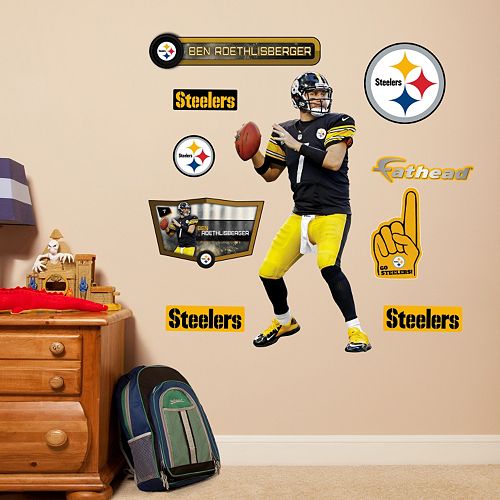 Pittsburgh Steelers Ben Roethlisberger Wall Decals by Fathead Jr.