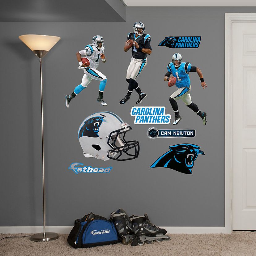 Carolina Panthers Cam Newton Hero Pack Wall Decals by Fathead