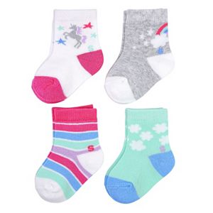 Baby Girl / Toddler Girl Jumping Beans® 4-pk. Low Socks