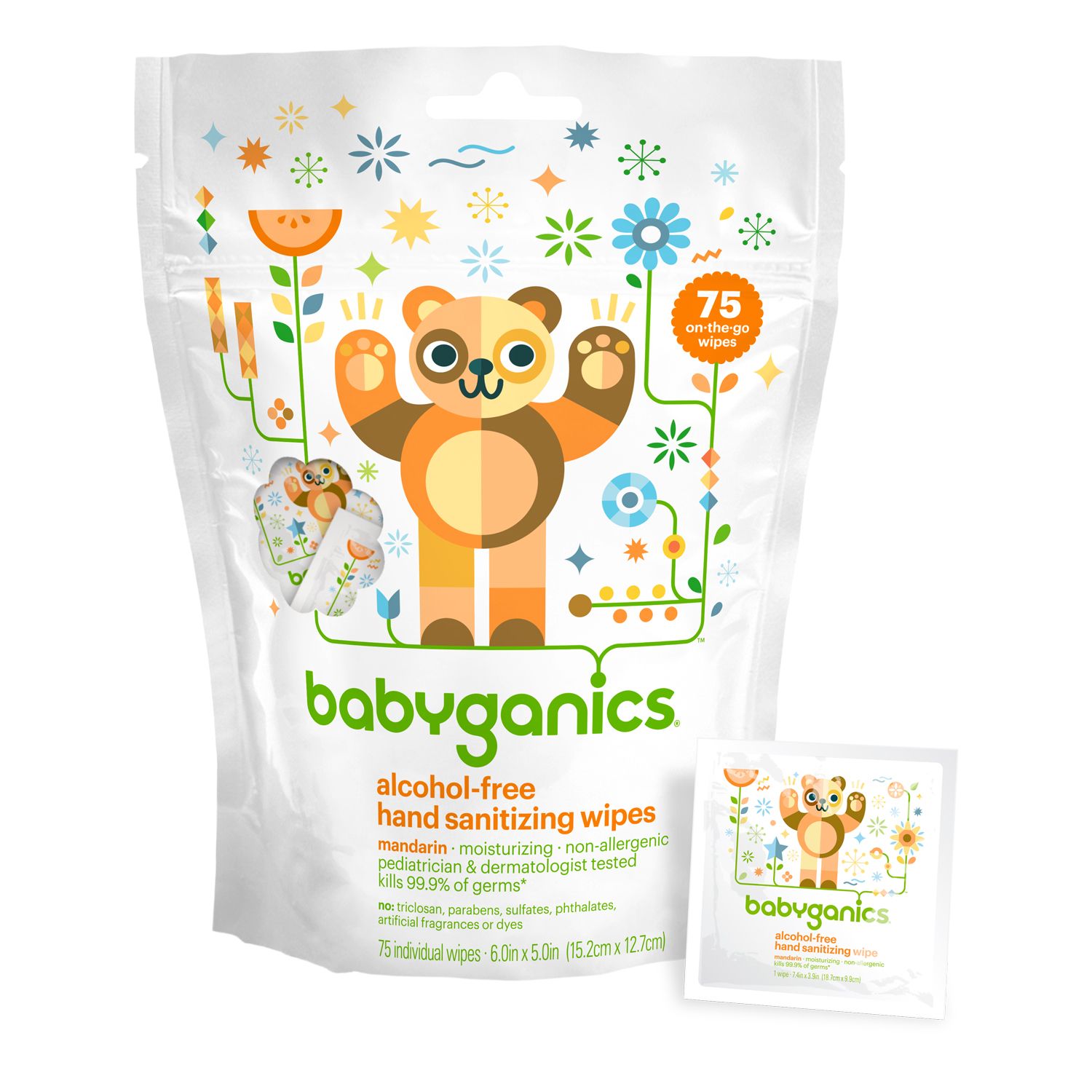 babyganics hand sanitizing wipes