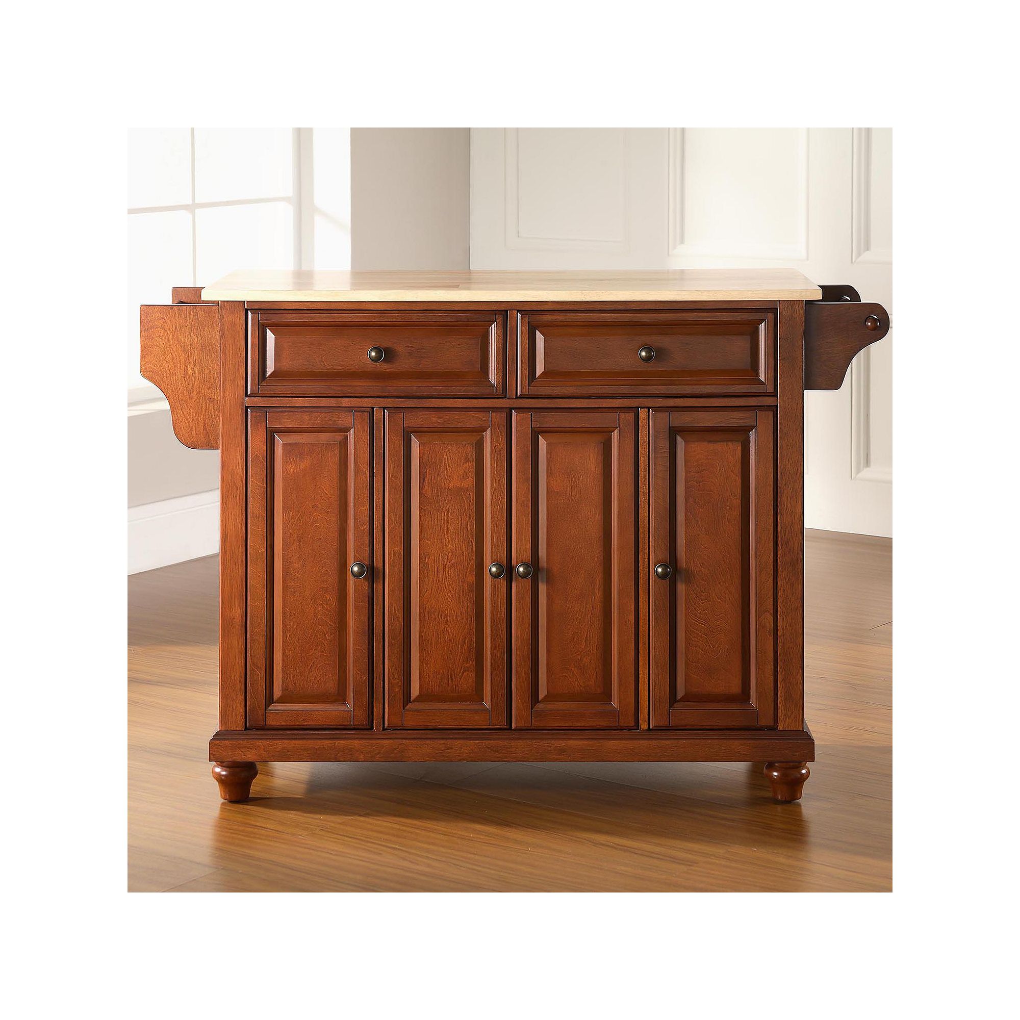 Crosley Cambridge Kitchen Island, Red
