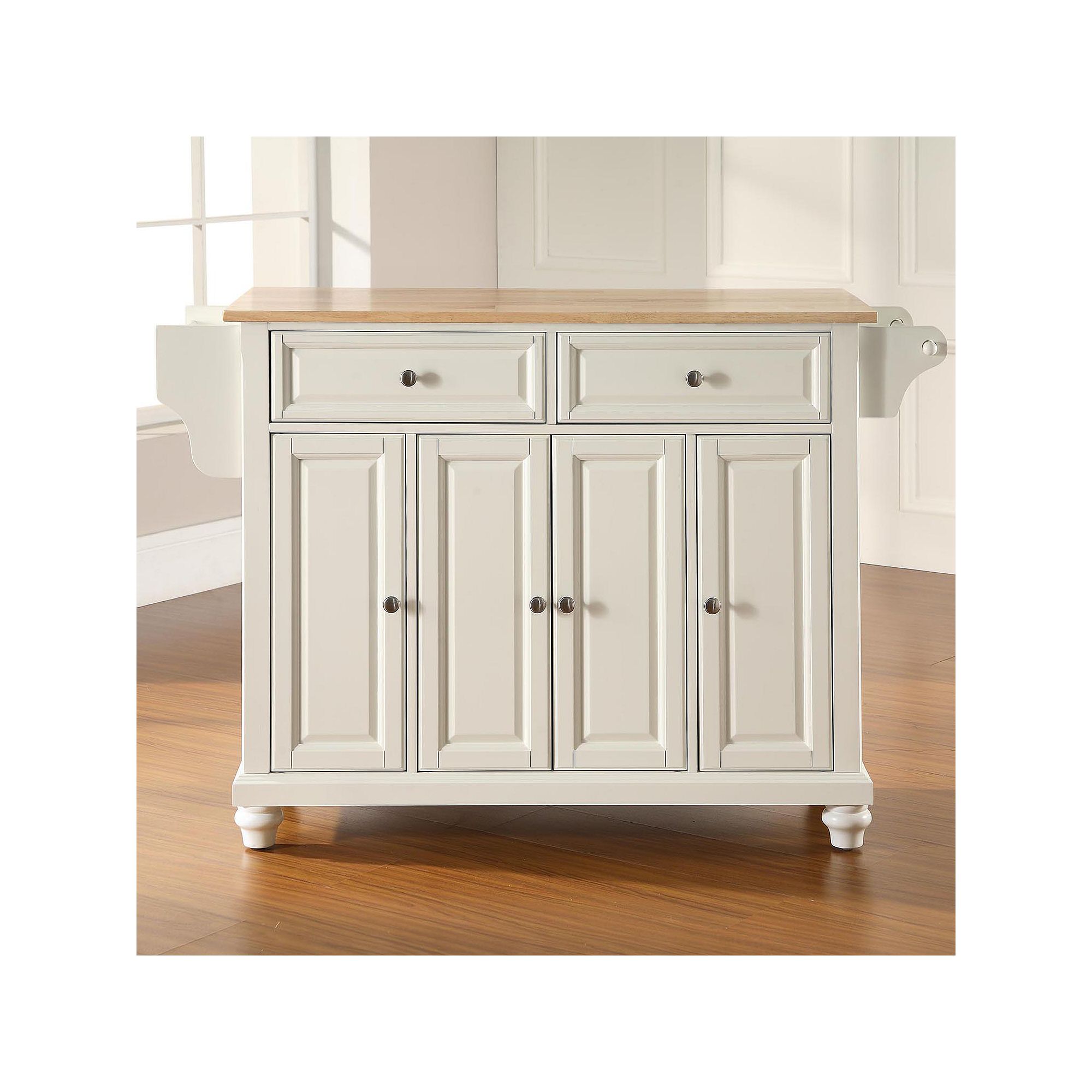 Crosley Cambridge Kitchen Island, White