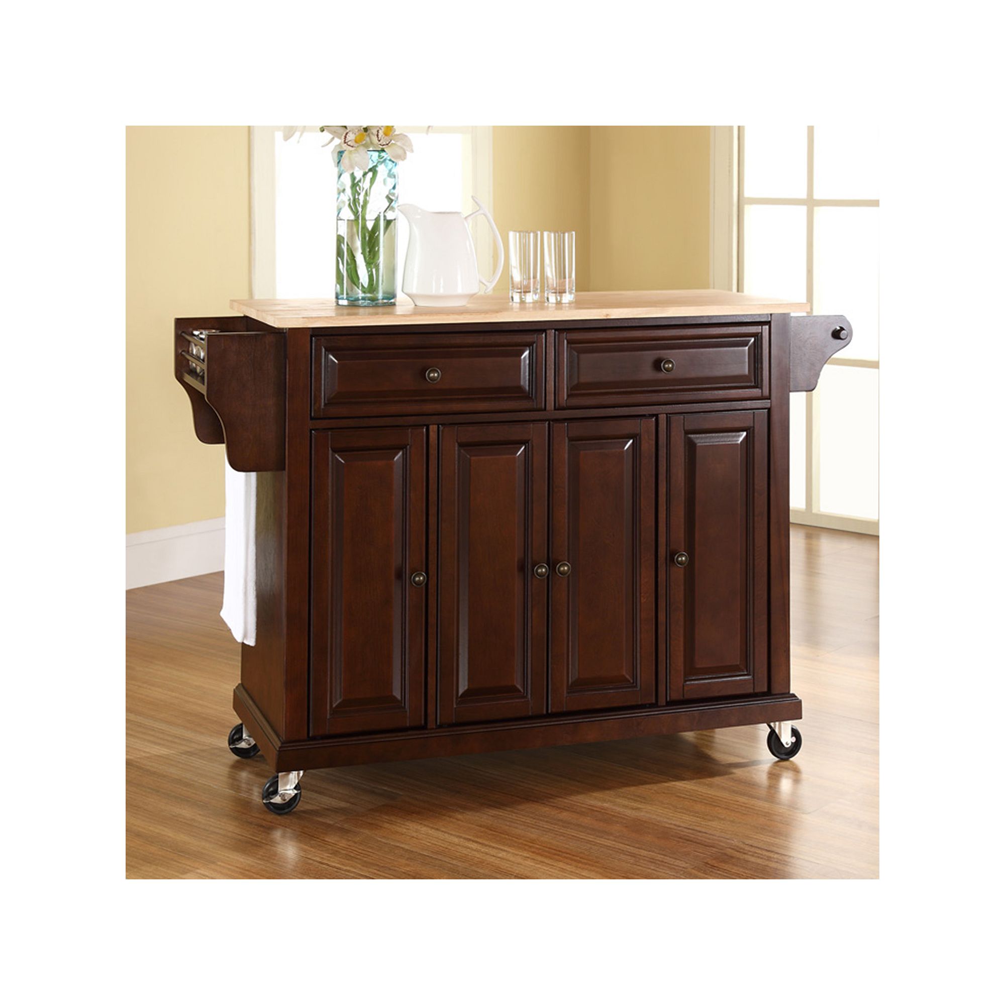 Crosley Kitchen Cart, Brown