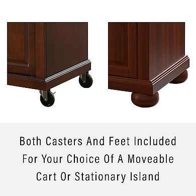Crosley Alexandria Steel-Top Kitchen Island