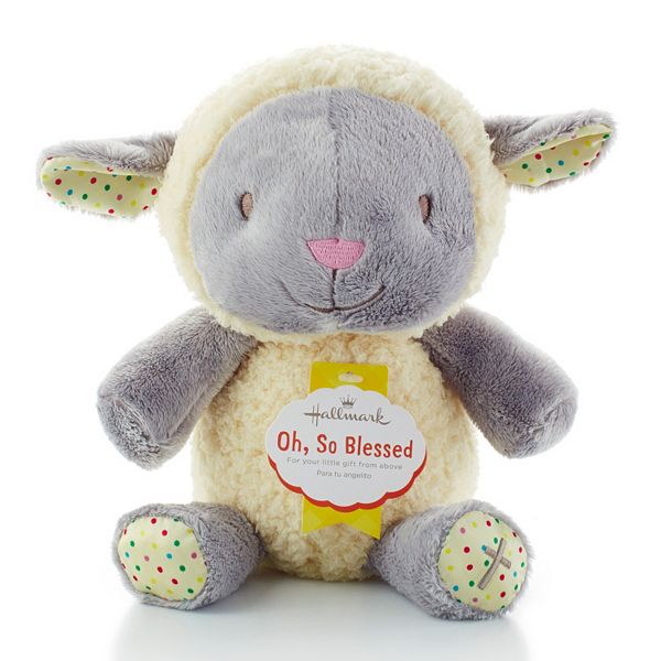 Huggable Lamb With Scarf Stuffed Animal, 8 – Ann's Hallmark and