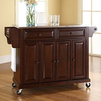 Crosley Adjustable Shelving Kitchen Cart