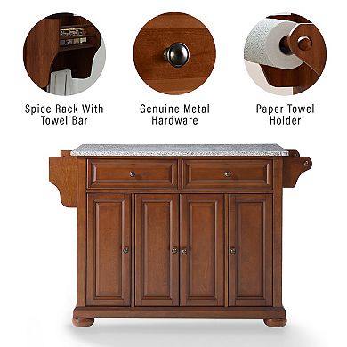 Crosley Alexandria Granite Kitchen Island