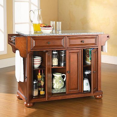 Crosley Furniture Alexandria Granite Kitchen Island