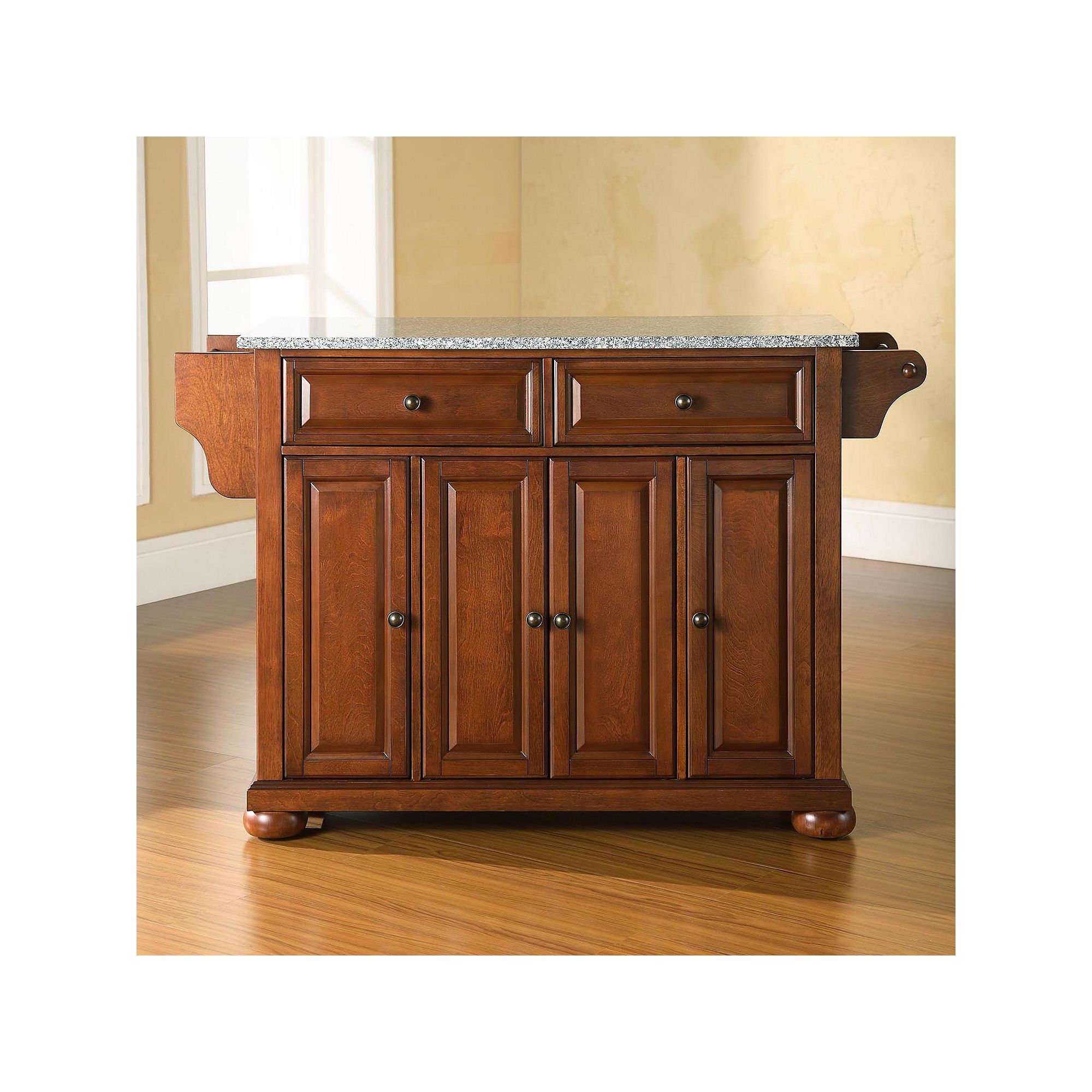 Crosley Alexandria Granite Kitchen Island, Red