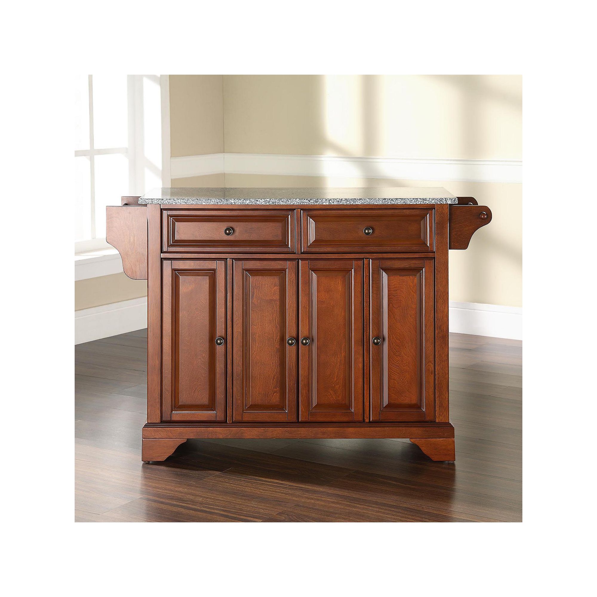 Crosley Lafayette Granite Kitchen Island, Red