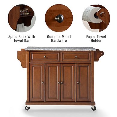 Crosley Furniture Granite Kitchen Cart