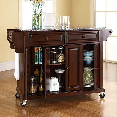 Crosley Furniture Granite Kitchen Cart