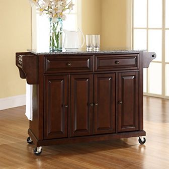 Crosley Furniture Granite Kitchen Cart