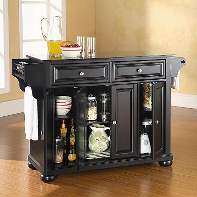 Crosley Furniture Alexandria Granite Kitchen Island