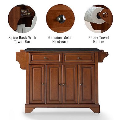 Crosley Lafayette Granite Kitchen Island