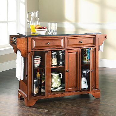 Crosley Furniture Lafayette Granite Kitchen Island