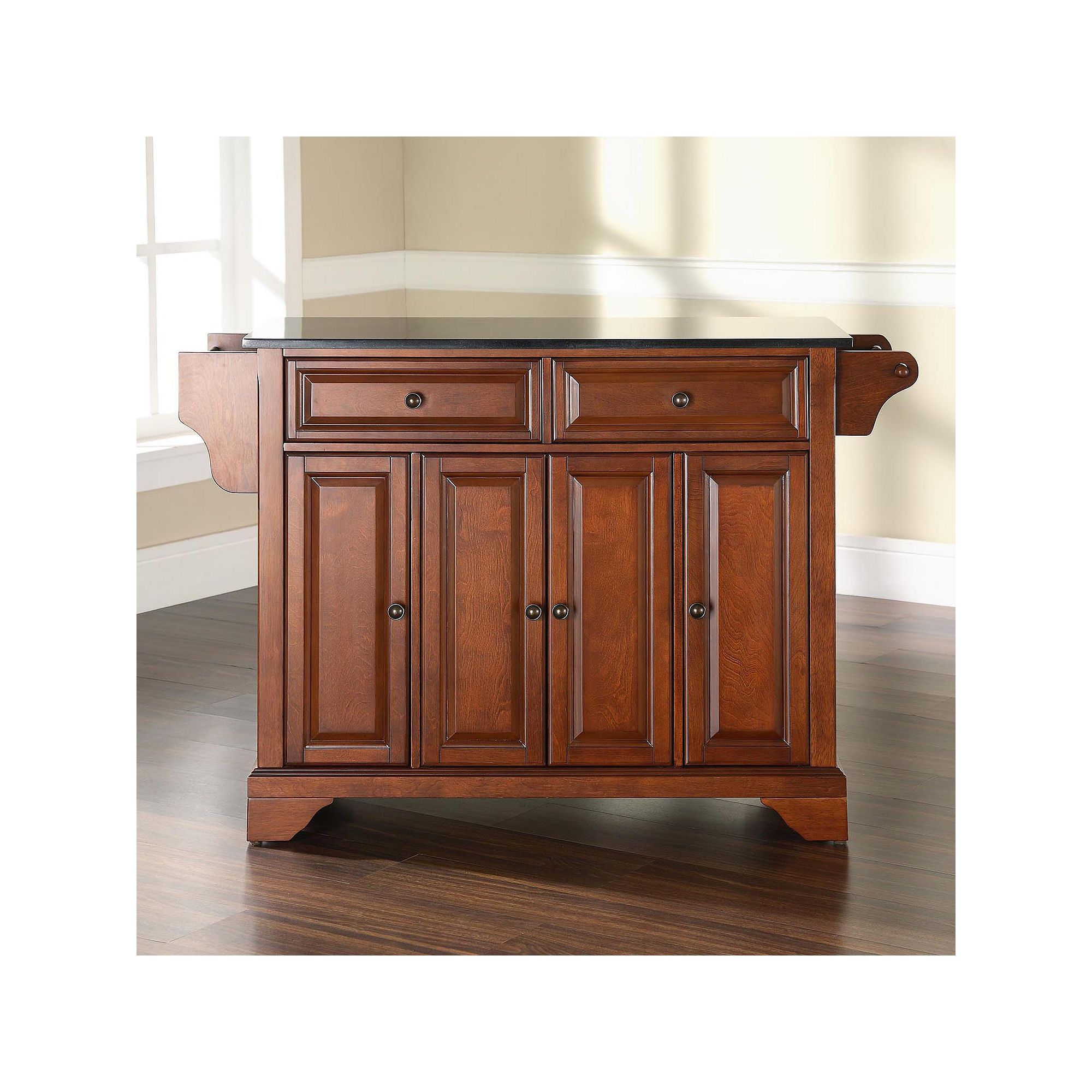 Crosley Lafayette Granite Kitchen Island, Red