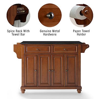 Crosley Cambridge Granite Kitchen Island