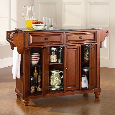 Crosley Furniture Cambridge Granite Kitchen Island