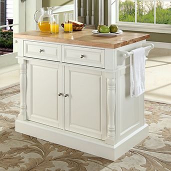 Crosley Butcher Block Top Kitchen Island