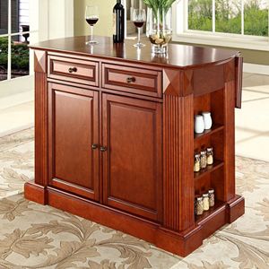 Crosley Furniture Drop-Leaf Kitchen Island