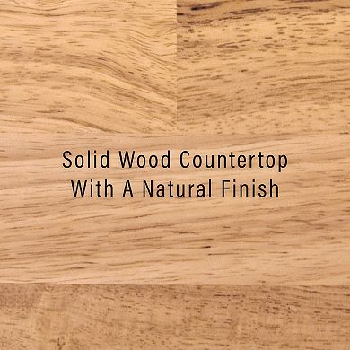 Crosley Furniture Alexandria Wood Top Kitchen Island