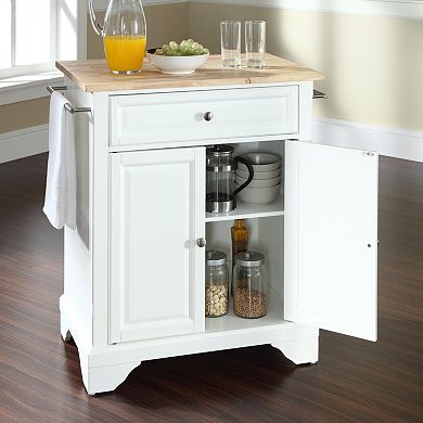 Crosley LaFayette Wood Top Kitchen Island