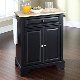 Crosley LaFayette Wood Top Kitchen Island