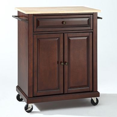 Crosley Furniture Wood Top Kitchen Island Cart