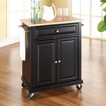 Crosley Wood Top Kitchen Island Cart