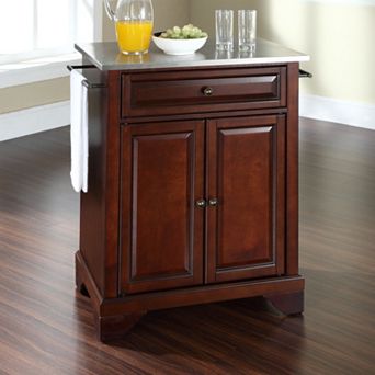 Crosley LaFayette Stainless Steel Top Kitchen Island