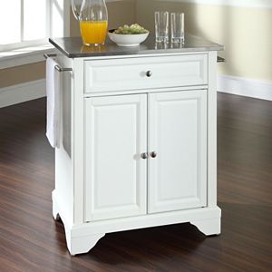 Crosley Furniture LaFayette Stainless Steel Top Kitchen Island
