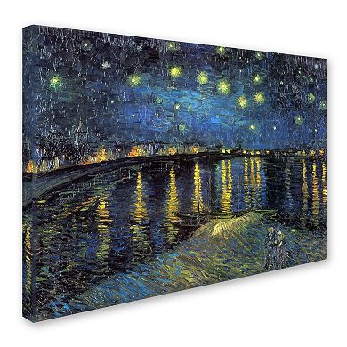 "Starry Night II" Canvas Wall Art by Vincent van Gogh