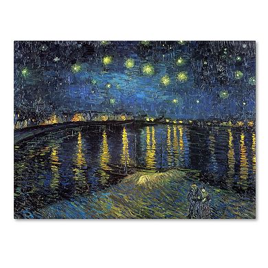 "Starry Night II" Canvas Wall Art by Vincent van Gogh