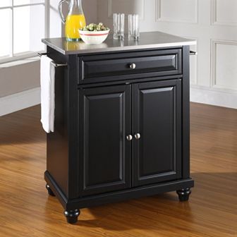 Crosley Cambridge Stainless Steel Top Kitchen Island