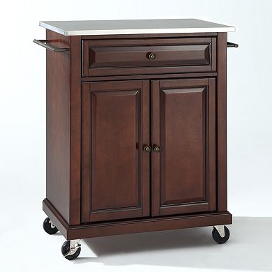 Crosley Furniture Stainless Steel Top Kitchen Island Cart