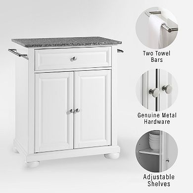 Crosley Alexandria Granite Top Kitchen Island