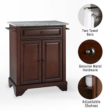 Crosley LaFayette Granite Top Kitchen Island
