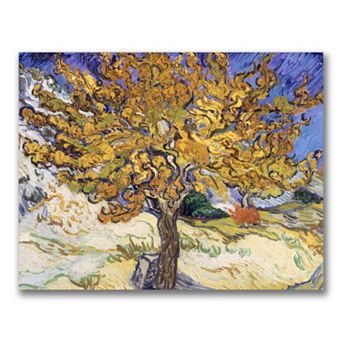 "Mulberry Tree, 1889" Canvas Wall Art by Vincent van Gogh