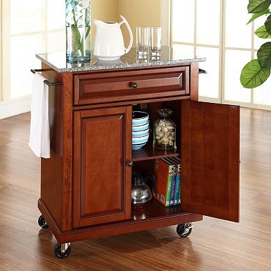 Crosley Furniture Granite Top Kitchen Island Cart