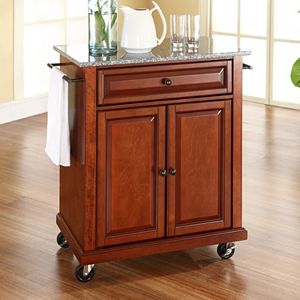 Crosley Furniture Granite Top Kitchen Island Cart