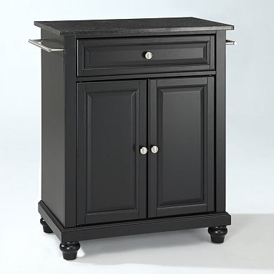 Crosley Furniture Cambridge Black Granite Top Kitchen Island