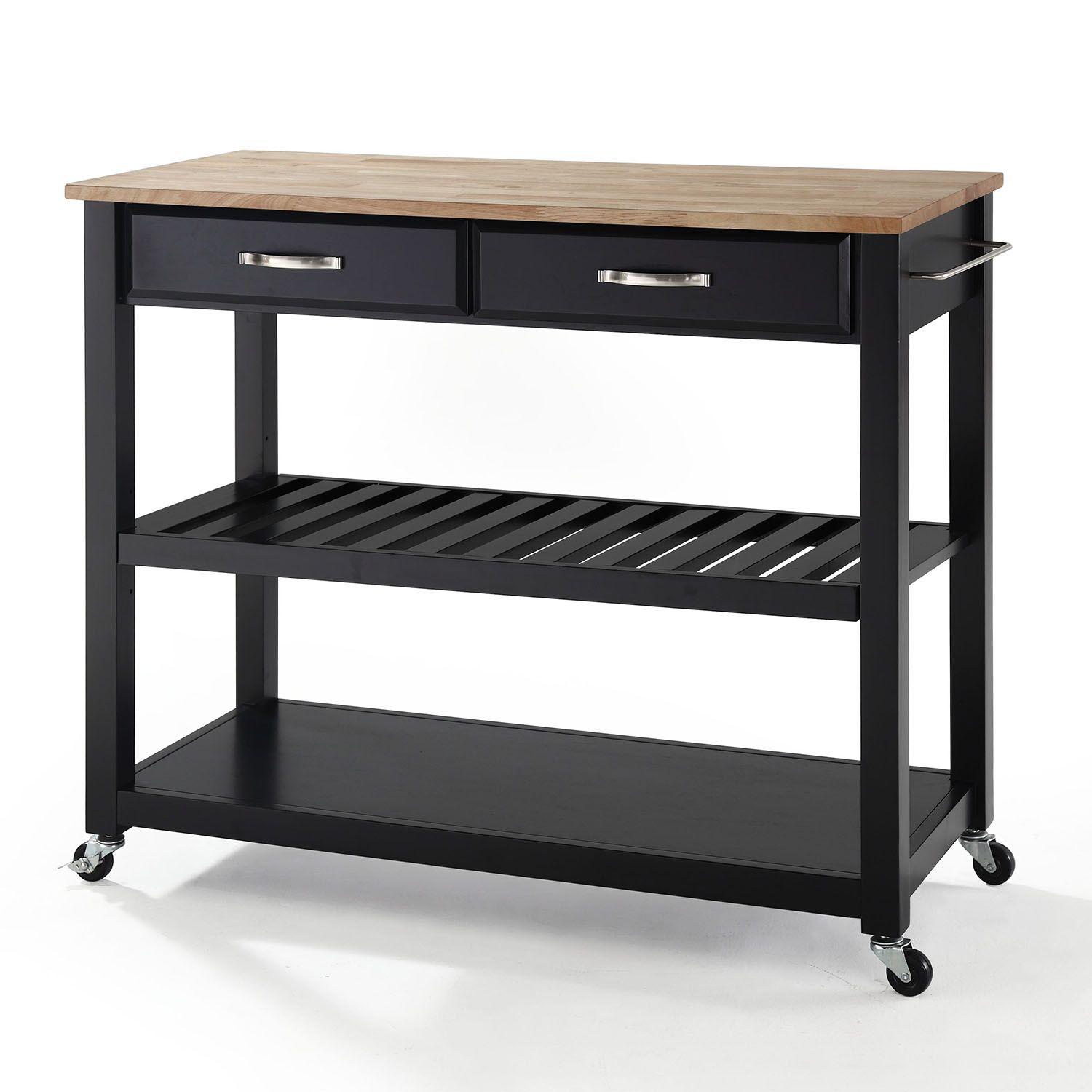 Crosley Furniture Wood Top Kitchen Cart   2062427 ALT