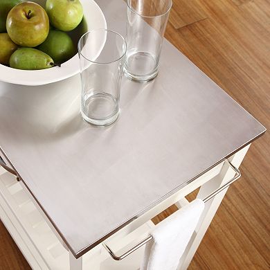 Crosley Stainless Steel Top Kitchen Cart