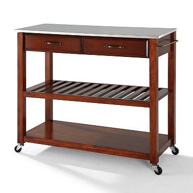Crosley Stainless Steel Top Kitchen Cart